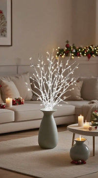 Apportez une touche de magie et de raffinement à votre intérieur avec nos branches lumineuses LED blanches. Leur design épuré et leur éclat doux transforment instantanément n’importe quel espace en une ambiance chaleureuse, moderne et féérique.

Que ce soit dans un vase sur une table, une console, une entrée ou même en décoration de fenêtre, ces branches diffusent une lumière blanche délicate qui sublime votre décoration tout en apportant une sensation de calme et de bien-être.

🎄 Pourquoi vous allez les a