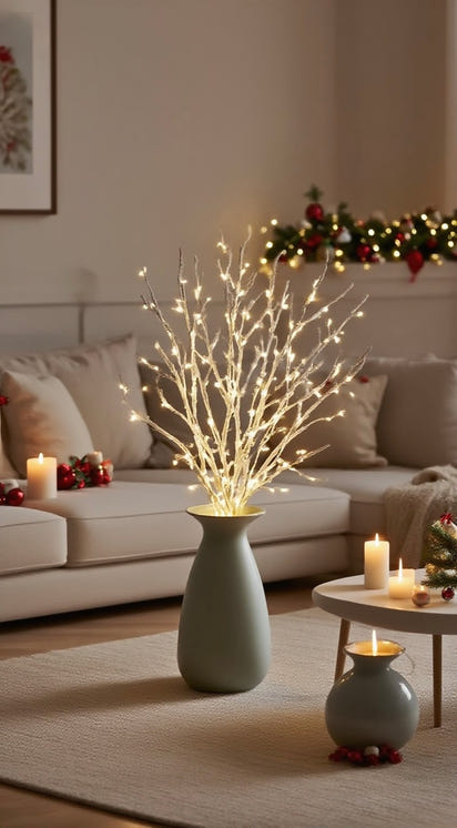 Apportez une touche de magie et de raffinement à votre intérieur avec nos branches lumineuses LED blanches. Leur design épuré et leur éclat doux transforment instantanément n’importe quel espace en une ambiance chaleureuse, moderne et féérique.

Que ce soit dans un vase sur une table, une console, une entrée ou même en décoration de fenêtre, ces branches diffusent une lumière blanche délicate qui sublime votre décoration tout en apportant une sensation de calme et de bien-être.

NOELIO décoration de Noël 