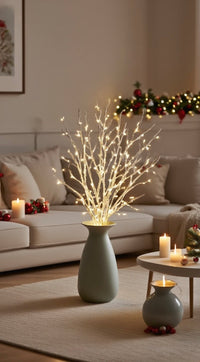 Apportez une touche de magie et de raffinement à votre intérieur avec nos branches lumineuses LED blanches. Leur design épuré et leur éclat doux transforment instantanément n’importe quel espace en une ambiance chaleureuse, moderne et féérique.

Que ce soit dans un vase sur une table, une console, une entrée ou même en décoration de fenêtre, ces branches diffusent une lumière blanche délicate qui sublime votre décoration tout en apportant une sensation de calme et de bien-être.

NOELIO décoration de Noël 