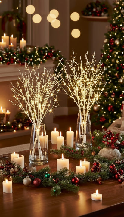 Apportez une touche de magie et de raffinement à votre intérieur avec nos branches lumineuses LED blanches. Leur design épuré et leur éclat doux transforment instantanément n’importe quel espace en une ambiance chaleureuse, moderne et féérique.

Que ce soit dans un vase sur une table, une console, une entrée ou même en décoration de fenêtre, ces branches diffusent une lumière blanche délicate qui sublime votre décoration tout en apportant une sensation de calme et de bien-être.

NOELIO décoration de Noël 