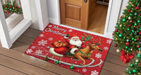 Description détaillée :

Transformez votre entrée en un véritable accueil féerique avec notre tapis de porte de Noël rouge, décoré de Père Noël, pain d’épice et motifs festifs. Conçu pour l’intérieur comme pour l’extérieur, ce tapis allie praticité et style, apportant instantanément la magie des fêtes à votre maison.

Pourquoi vous allez l’adorer :

Ambiance festive immédiate : Le rouge éclatant et les motifs de Noël créent une atmosphère chaleureuse et joyeuse dès l’entrée.

NOELIO décoration de Noël 